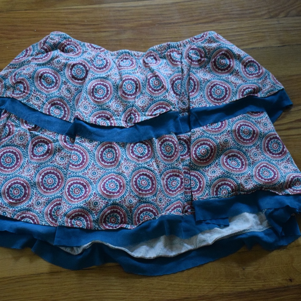 Garnet Hill tiered skirt